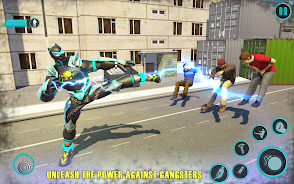 Flying Panther Robot Hero Game Скриншот 1