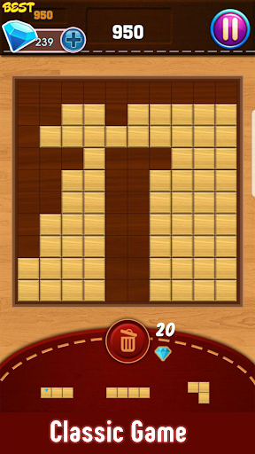 Block Puzzle : Classic Wood应用截图第1张