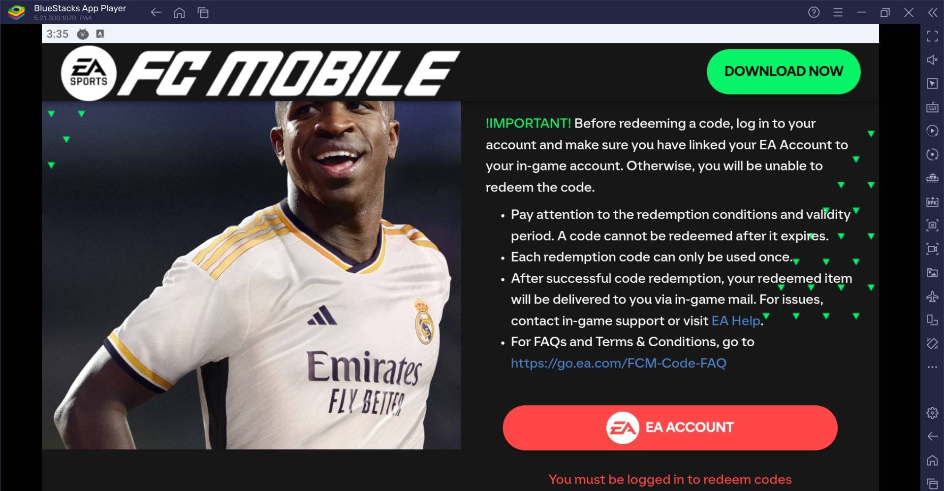 EA SPORTS FC Mobile Soccer-Codes: Jetzt einlösen