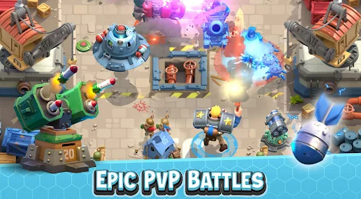 Rebel Bots Epic War PvP RTS应用截图第1张