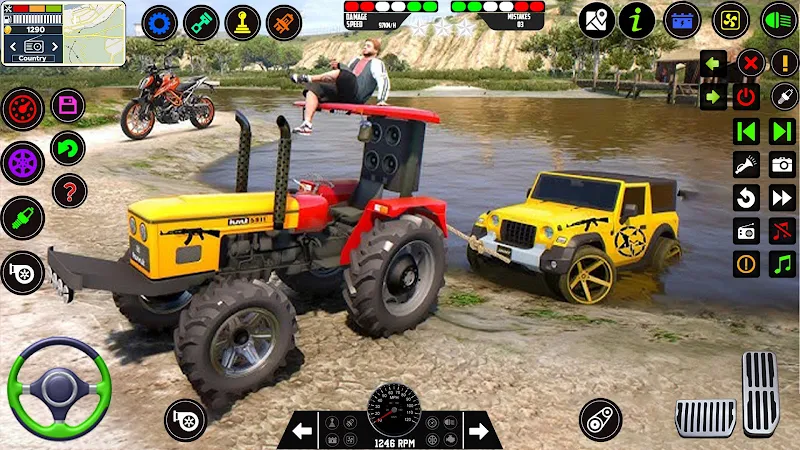 Tractor Driving Tractor Games Ảnh chụp màn hình 2