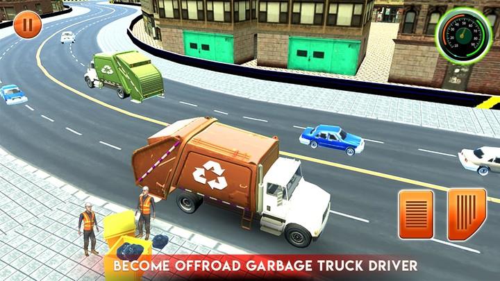 Schermata City Garbage Truck Driving Sim 0