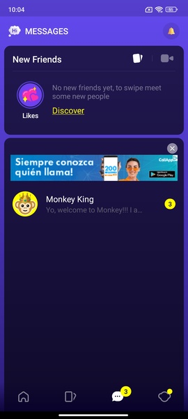 Monkey - random video chat Captura de pantalla 2