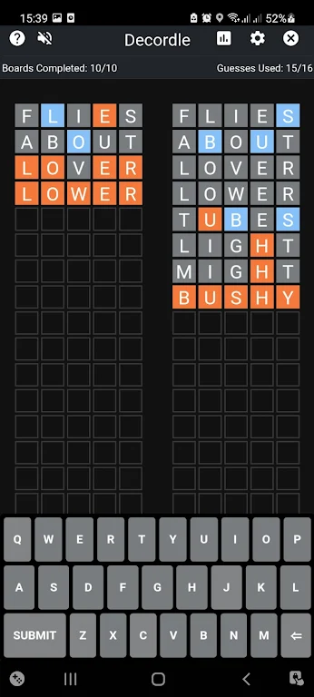 Decordle : Word Finding Puzzle スクリーンショット 0