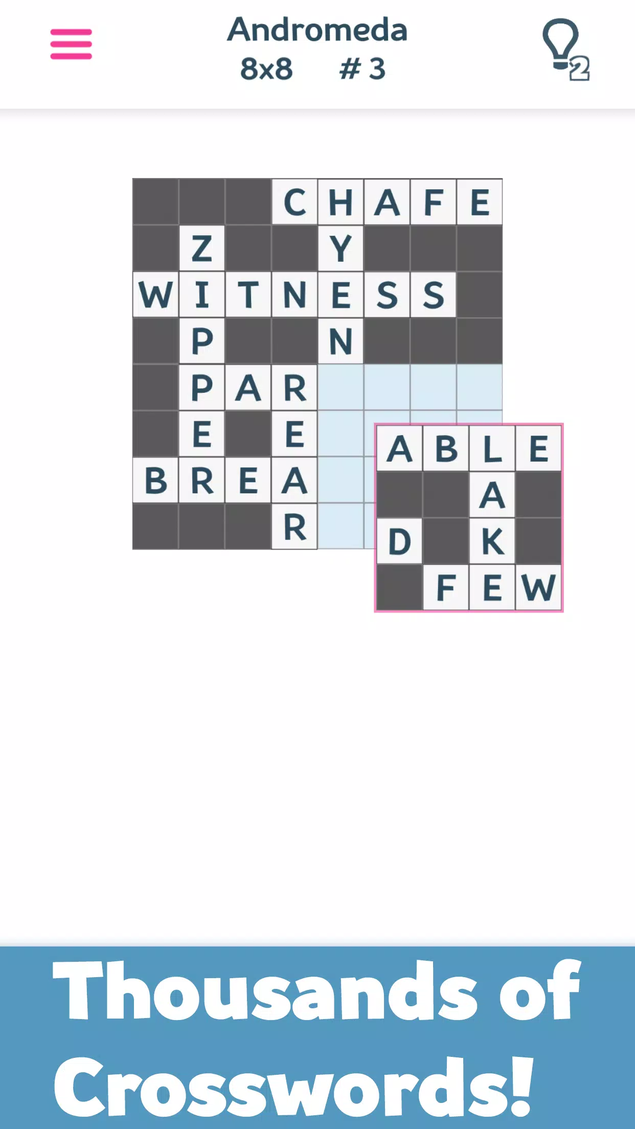 Crosswords(Fill-Ins+Chainword) Captura de tela 2