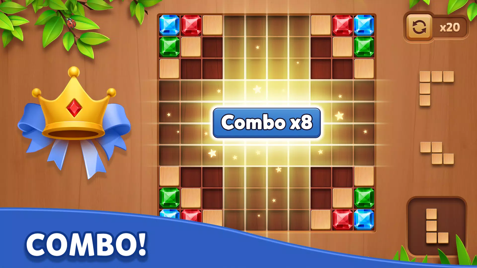 Cube Block - Woody Puzzle Game 스크린샷 2