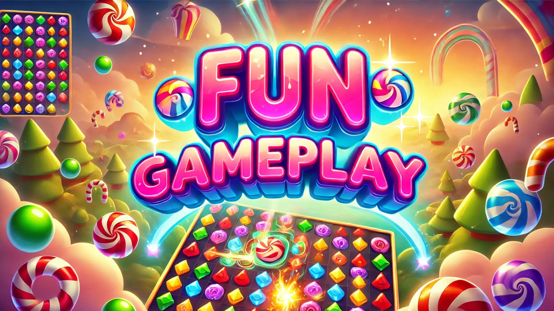 Sweet Candy - Match 3 Puzzle Tangkapan skrin 2