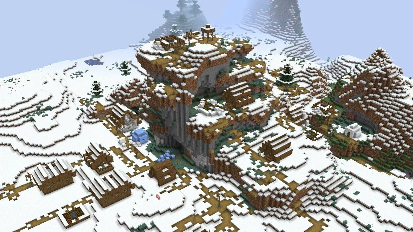 minecraft snow biome seed