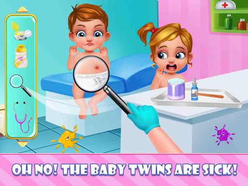 Newborn Sweet Baby Twins 2: Baby Care & Dress Up Screenshot 3