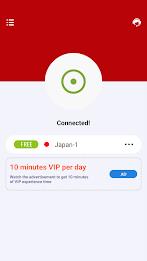 VPN Japan - JP VPN Proxy ภาพหน้าจอ 2