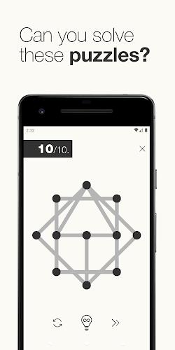 1Line & dots. Puzzle game. Ekran Görüntüsü 1