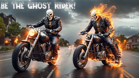 Ghost Rider 3D - Ghost Game Tangkapan skrin 1