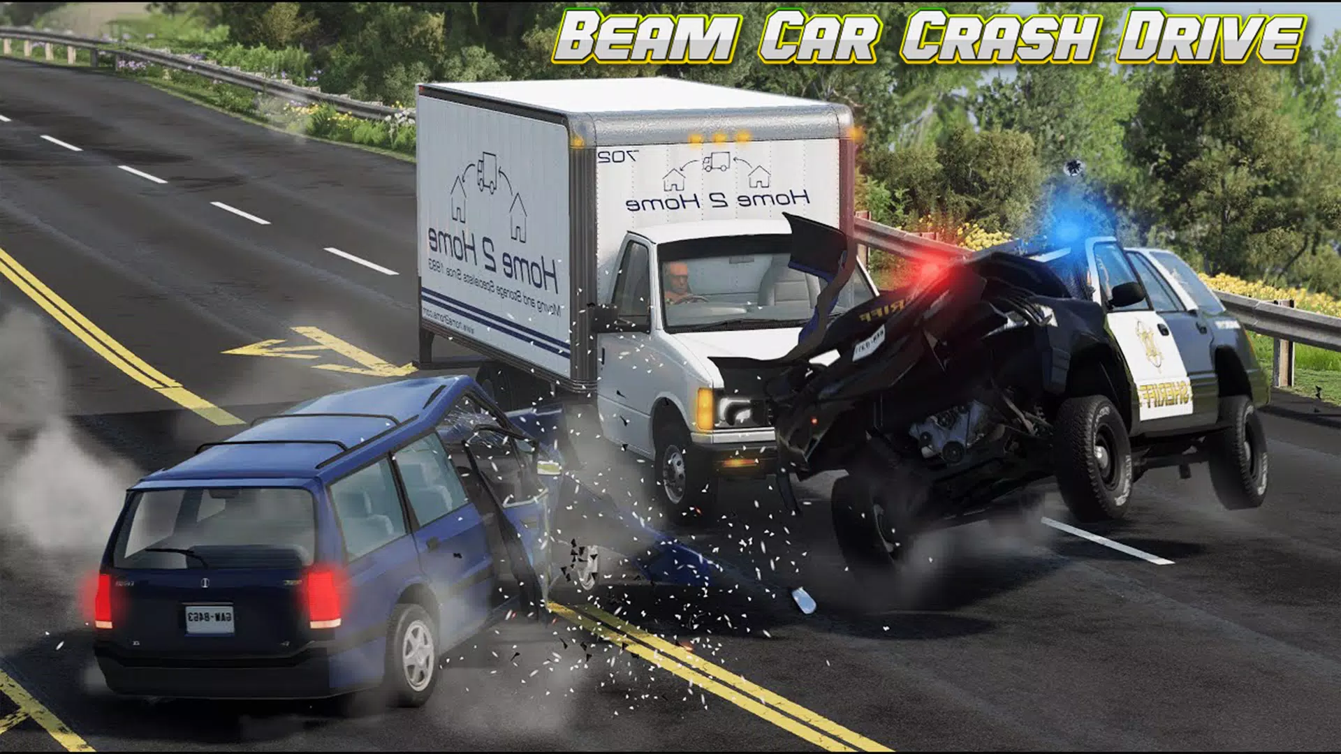 Beam Drive Car Crash Simulator Capture d'écran 2