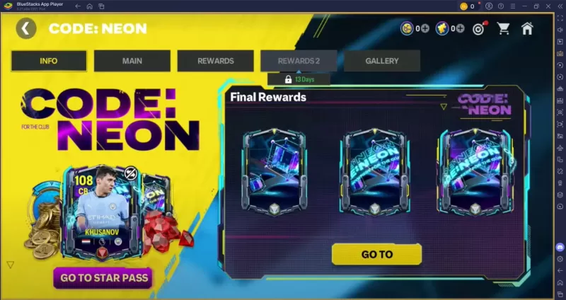 EA Sports FC Mobiler Fußball: Code: Neon -Event - Leitfaden für Belohnungen und Herausforderungen
