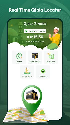 Qibla Direction - Qibla Finder ภาพหน้าจอ 0