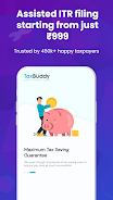 Schermata Income Tax Filing by TaxBuddy 1