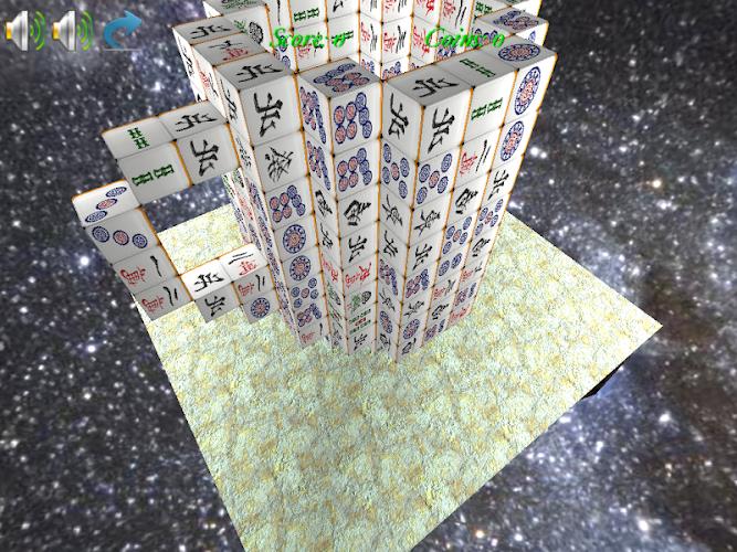 Mahjong 3D Cube Solitaire Captura de tela 1