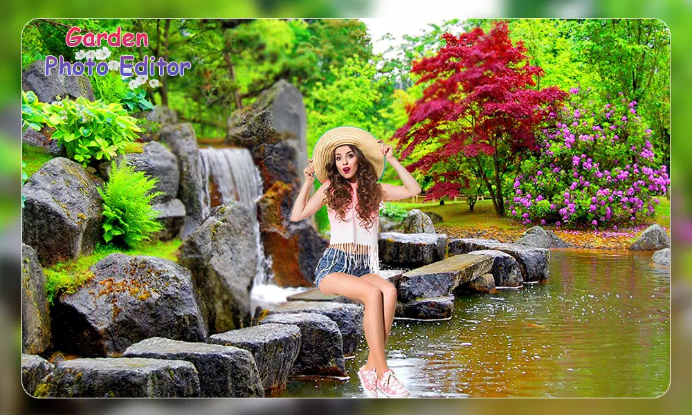 Garden Photo Frame Editor ภาพหน้าจอ 0