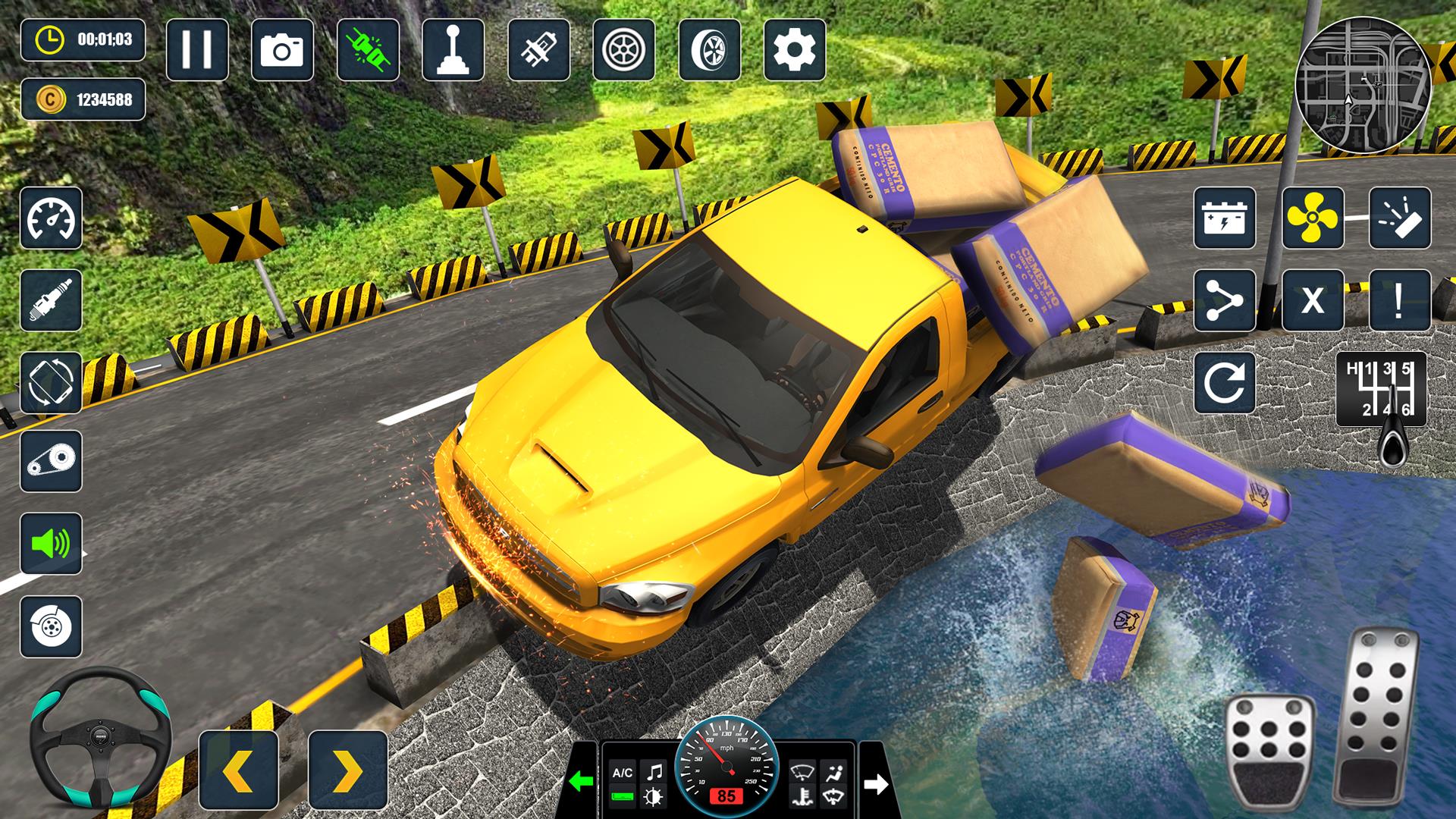 Offroad Pickup Truck Cargo Sim Screenshot 3