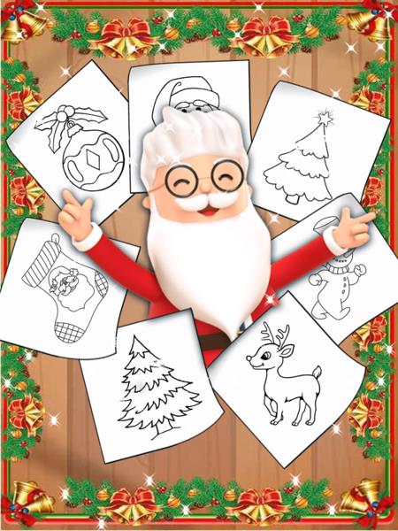 Christmas Coloring Pages Скриншот 2