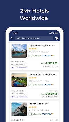 Travala.com: Hotels & Flights スクリーンショット 1