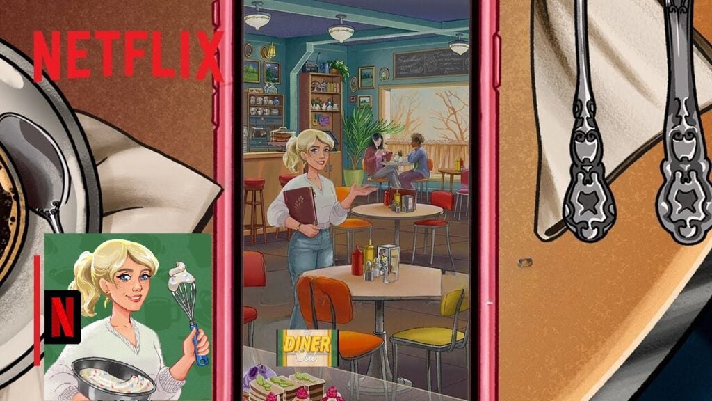 จับคู่ส่วนผสมใน Diner Game Cozy Puzzle ของ Netflix