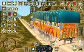 Indian Truck Offroad Cargo 3D Ảnh chụp màn hình 0