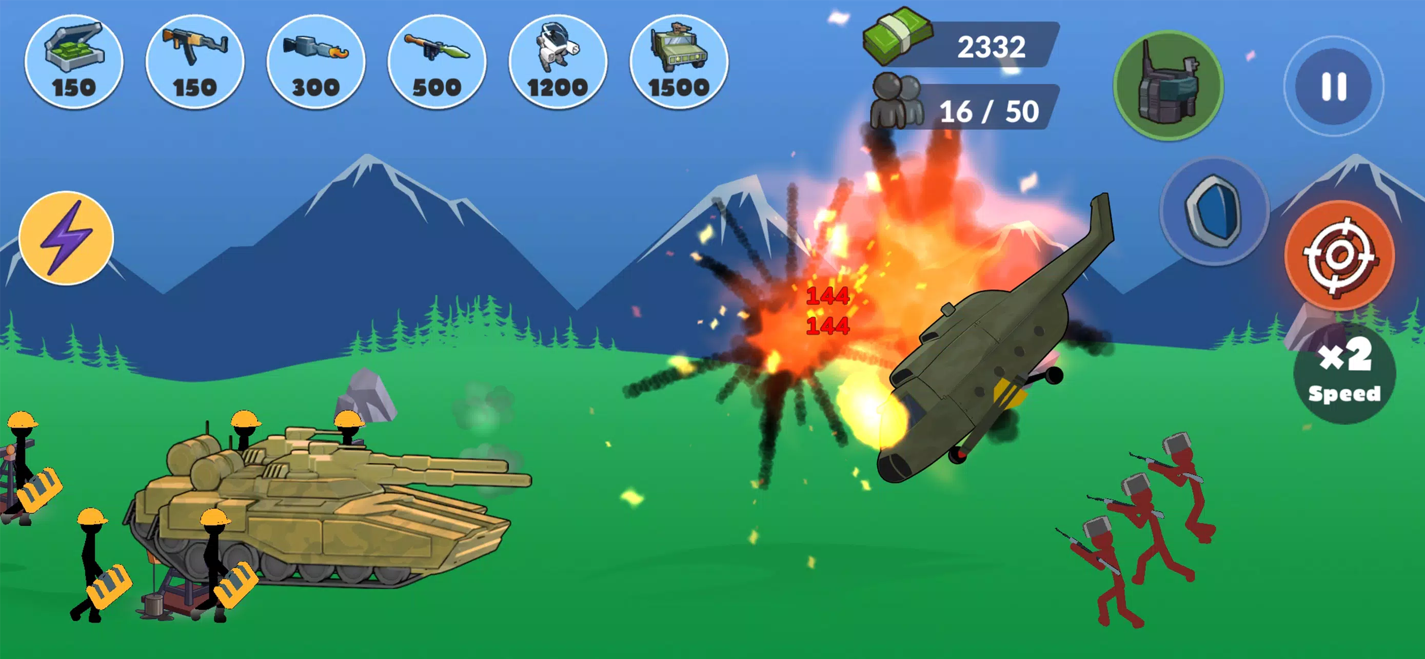 Stick World Battle ภาพหน้าจอ 1