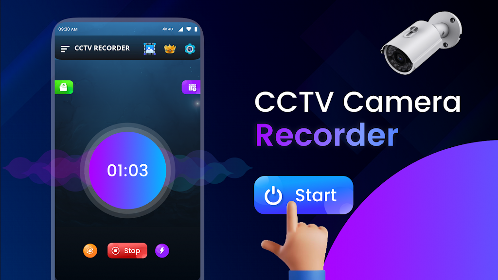 CCTV Camera Video Recorder App Tangkapan skrin 0