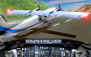 Aero Flight Landing Simulator स्क्रीनशॉट 3