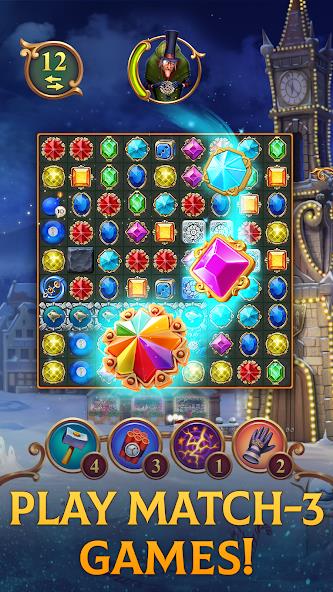 Clockmaker: Jewel Match 3 Game Mod Скриншот 1