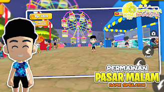 Simulator Game Pasar Malam 3D スクリーンショット 2