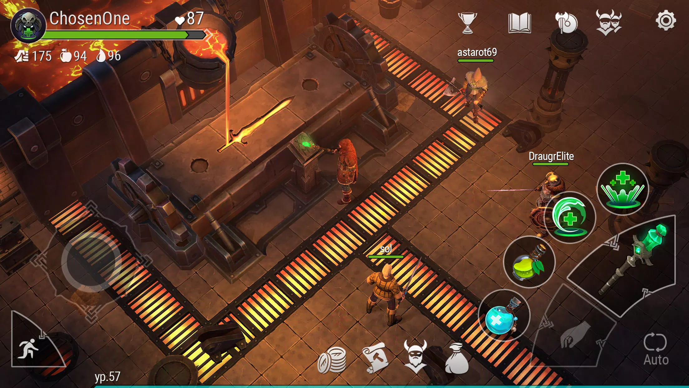 Valhalla: Action RPG Capture d'écran 3