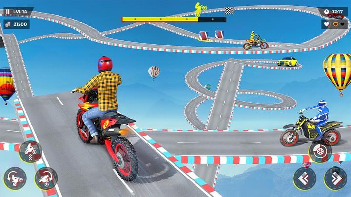 Bike Stunt Racing 3D Bike Game Screenshot 1