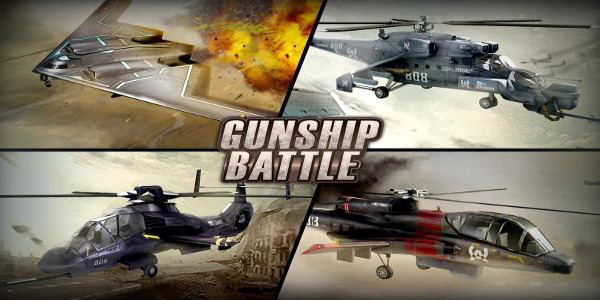 GUNSHIP BATTLE: Helicopter 3D Mod ဖန်သားပြင်ဓာတ်ပုံ 1