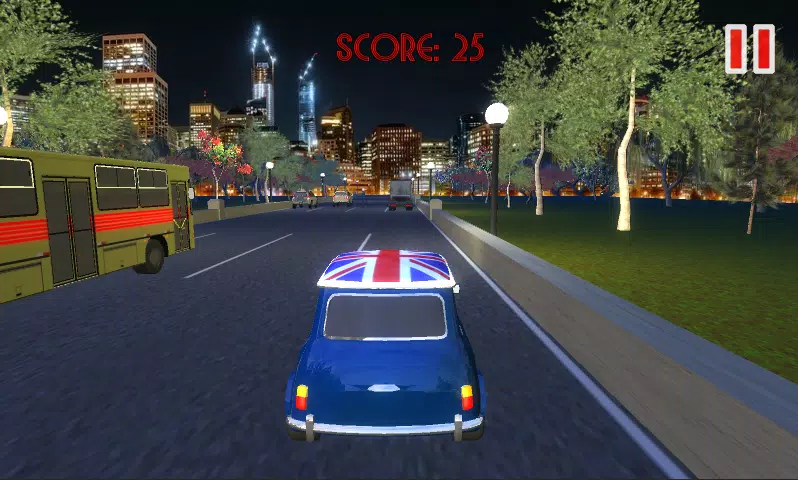 Single Player Traffic Racing Captura de tela 2