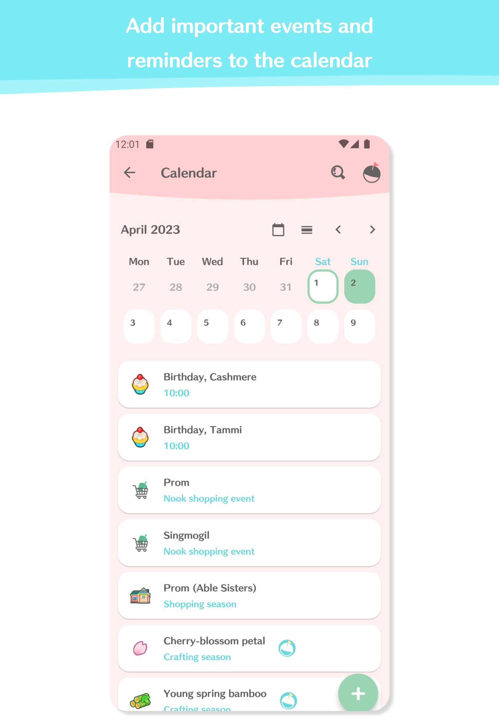 Schermata Planner for AC: NH 3