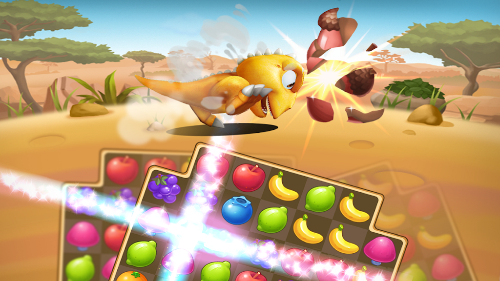 GON: Fruits Match3 Puzzle Captura de tela 2