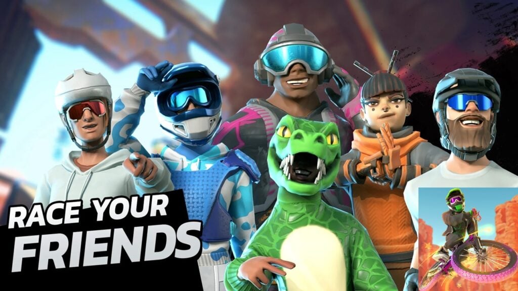 Shred VR -paden met touchgrind x extreme