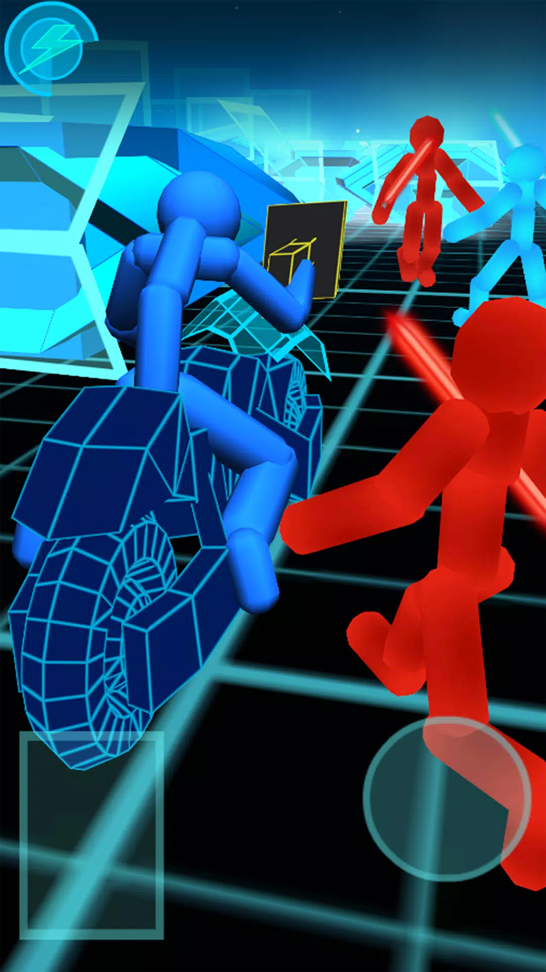 Stickman Neon Motorcycle Race Schermafbeelding 0