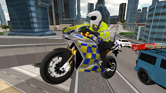 Police Motorbike Simulator 3D スクリーンショット 0