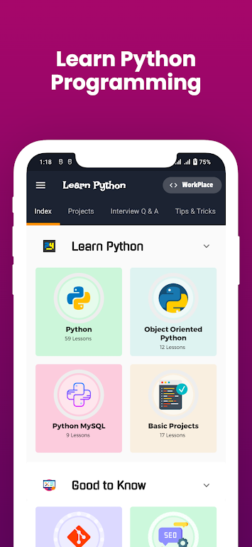 Learn Python Offline :PyBook Screenshot 2