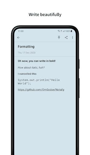 Notally - Minimalist Notes 스크린샷 2