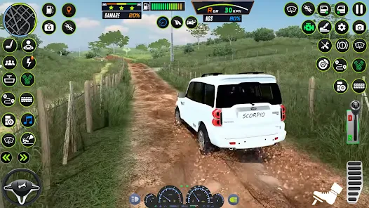 Offroad Jeep Driving 4x4 Sim Screenshot 2