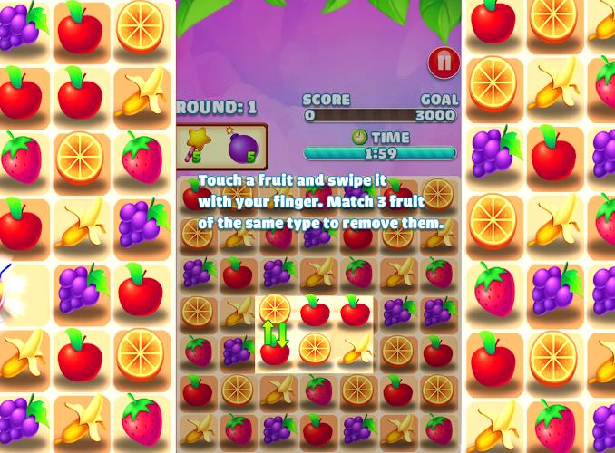 Juicy Fruit - Match 3 Fruit Screenshot 1