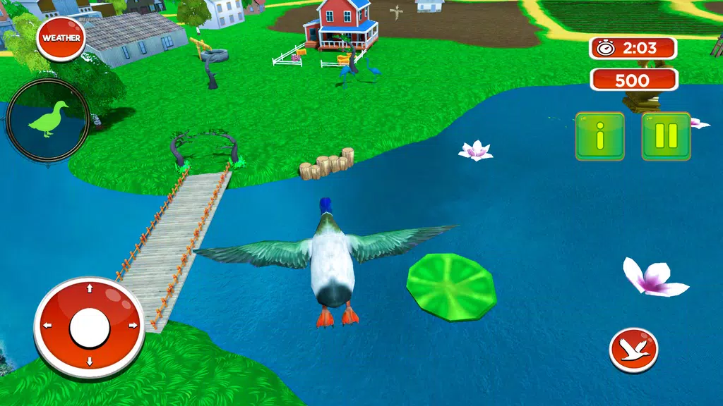 sprechendes Entenvogelspiel Screenshot 2