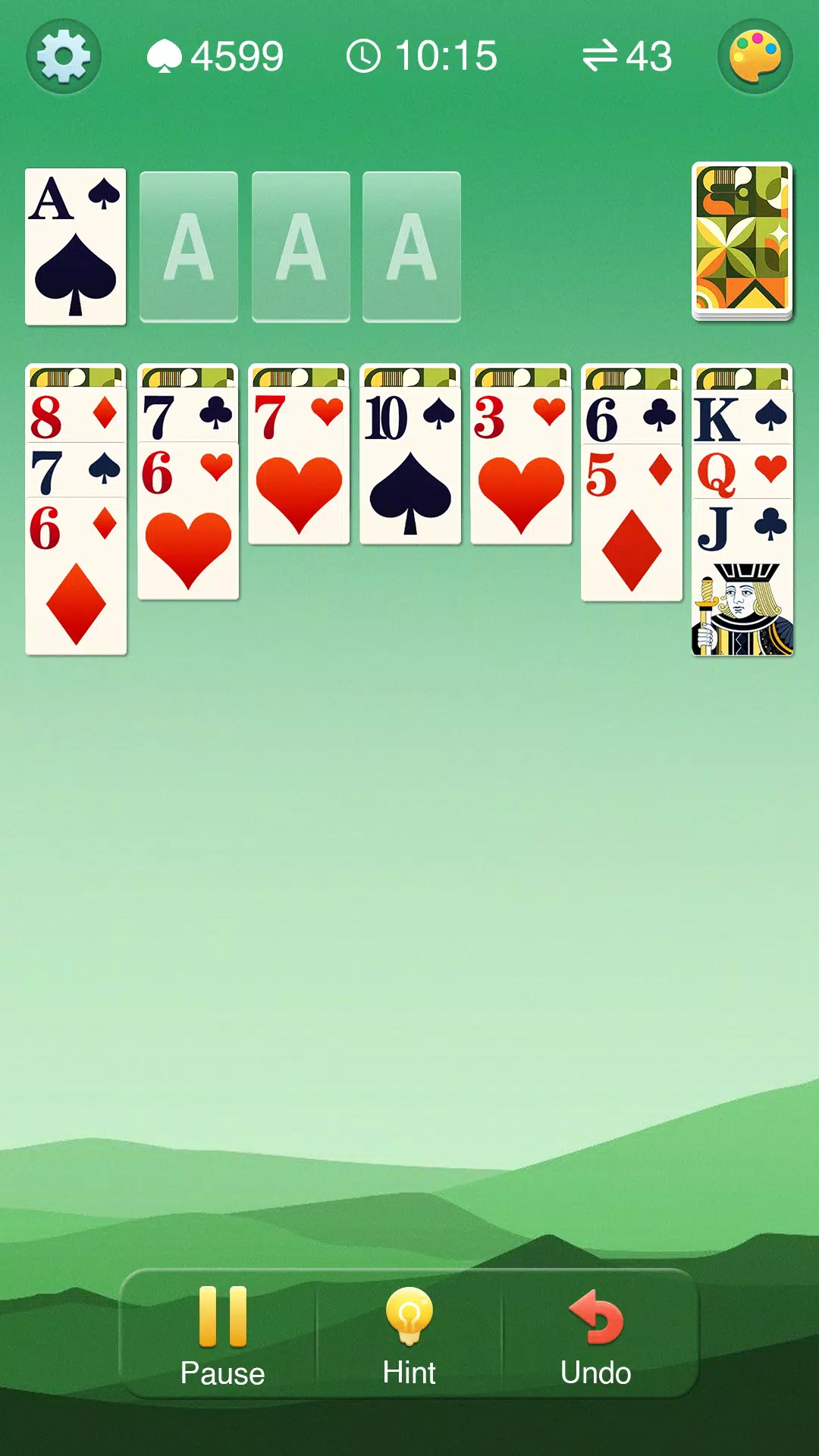 Solitaire Card Game ဖန်သားပြင်ဓာတ်ပုံ 3