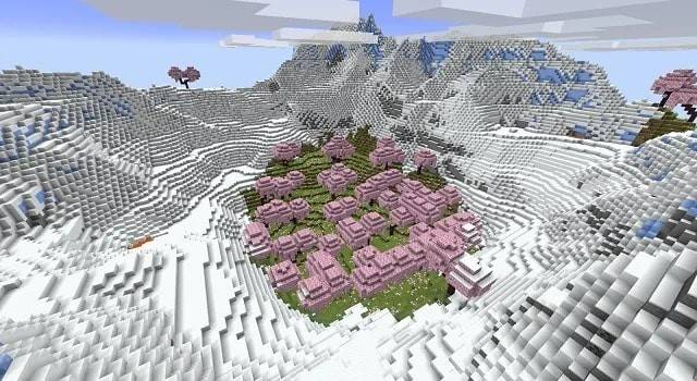 graines de biome de neige minecraft