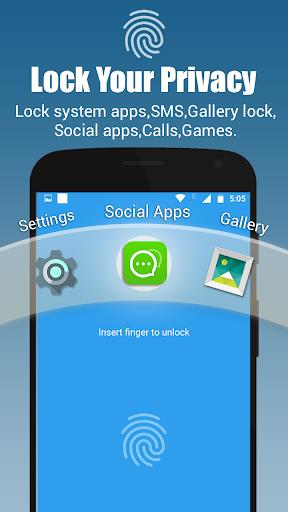 App lock - Real Fingerprint, P ဖန်သားပြင်ဓာတ်ပုံ 0