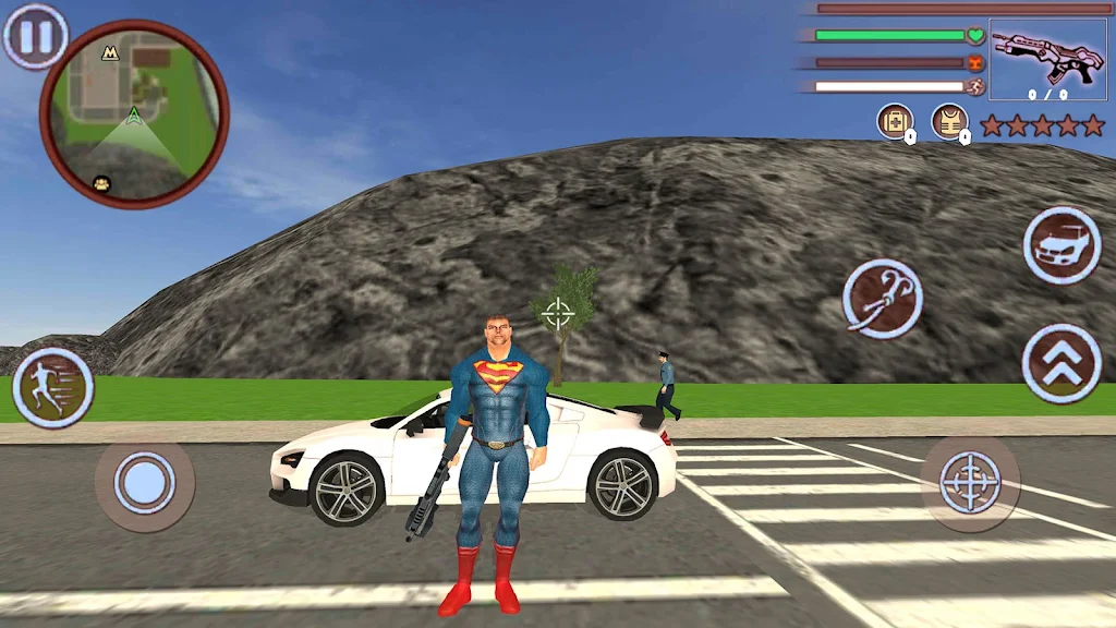 Super Vice Town Rope Hero: Crime Simulator Screenshot 0